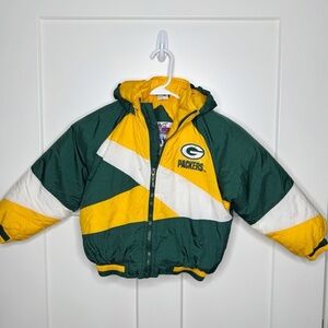 Vintage NFL Green Bay Packers Winter Coat Touchdown Club
